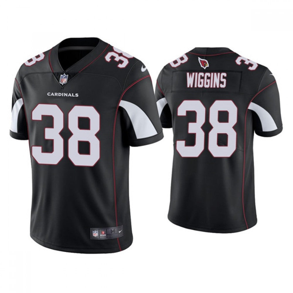 Men's Arizona Cardinals #38 James Wiggins Black Vapor Untouchable Limited Stitched Jersey 