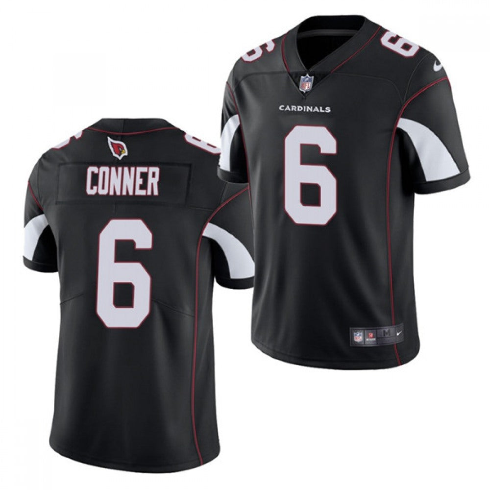 Men's Arizona Cardinals #6 James Conner 2021 Black Vapor Untouchable Limited Stitched Jersey 