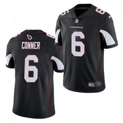 Men's Arizona Cardinals #6 James Conner 2021 Black Vapor Untouchable Limited Stitched Jersey 