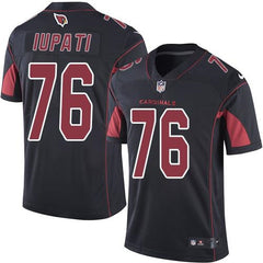 Cardinals #76 Mike Iupati Black Men's Stitched NFL Limited Rush Jersey 