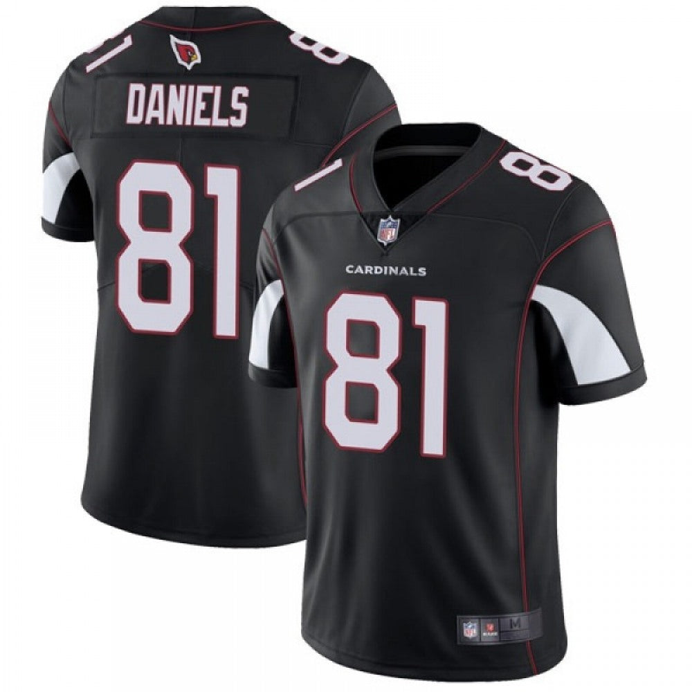 Men's Arizona Cardinals #81 Darrell Daniels Black Vapor Untouchable Limited Stitched Jersey 