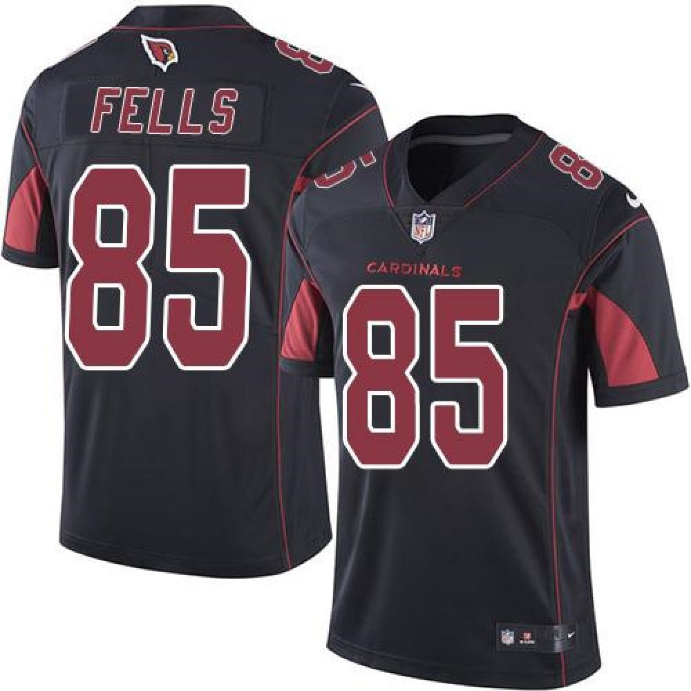 Cardinals #85 Darren Fells Black Men's Stitched NFL Limited Rush Jersey 