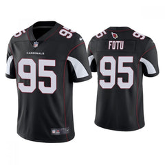 Men's Arizona Cardinals #95 Leki Fotu Black Vapor Untouchable Limited Stitched Jersey 