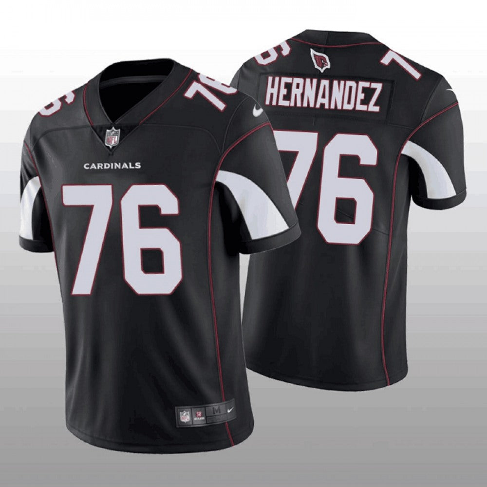 Men's Arizona Cardinals #76 Will Hernandez Black Vapor Untouchable Stitched Football Jersey 