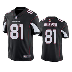 Men's Arizona Cardinals #81 Robbie Anderson Black Vapor Untouchable Stitched Football Jersey 