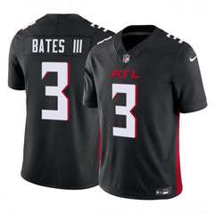 Men's Atlanta Falcons #3 Jessie Bates III Black 2023 F.U.S.E. Vapor Untouchable Limited Stitched Football Jersey 
