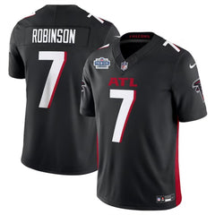 Men's Atlanta Falcons #7 Bijan Robinson Black 2023 F.U.S.E. With Prem1ere Patch Vapor Untouchable Limited Stitched Football Jersey 