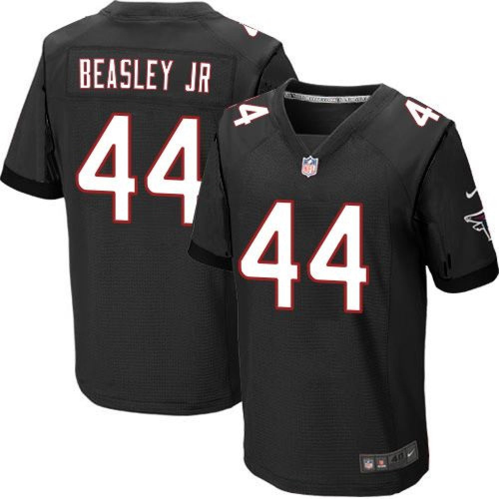 Falcons #44 Vic Beasley Jr Black Alternate Men's Stitched NFL Elite Jersey 