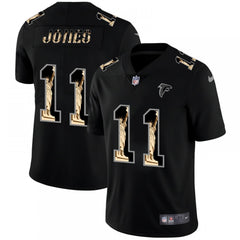 Men's Atlanta Falcons #11 Julio Jones 2019 Black Statue of Liberty Limited Stitched NFL Jersey 