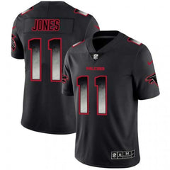 Men's Atlanta Falcons #11 Julio Jones Black 2019 Smoke Fashion Limited Stitched NFL Jersey 