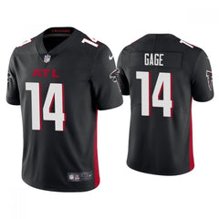 Men's Atlanta Falcons #14 Russell Gage Black Vapor Untouchable Limited Stitched Jersey 