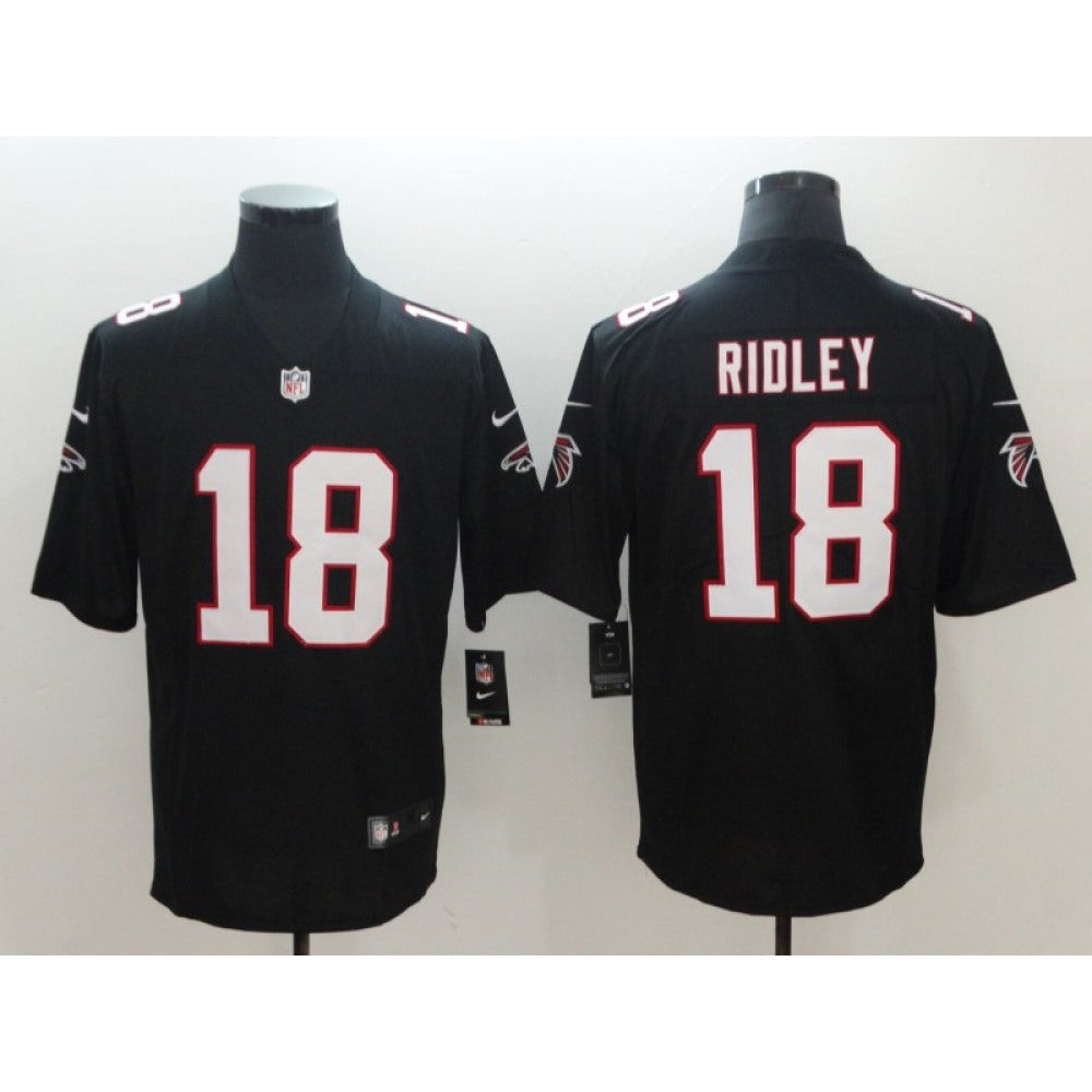 Men's Atlanta Falcons #18 Calvin Ridley Black 2018 NFL Draft Vapor Untouchable Limited Jersey 