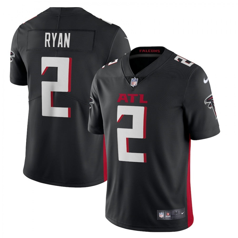 Men's Atlanta Falcons #2 Matt Ryan New Black Vapor Untouchable Limited Stitched NFL Jersey 