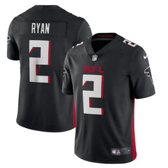 Men's Atlanta Falcons #2 Matt Ryan New Black Vapor Untouchable Limited Stitched NFL Jersey 