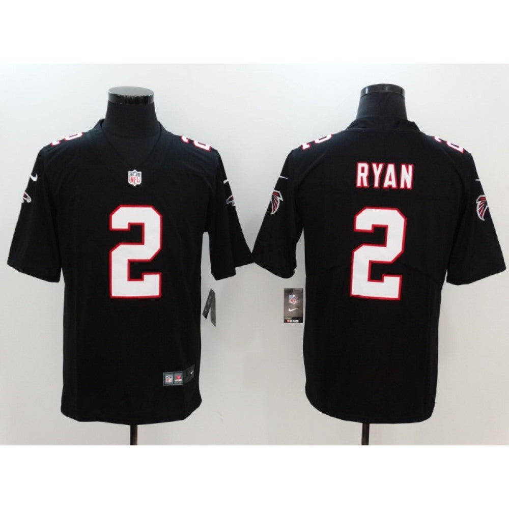 Men's Falcons #2 Matt Ryan Black Vapor Untouchable Player Limited Jersey 