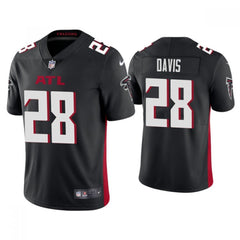 Men's Atlanta Falcons #28 Mike Davis Black Vapor Untouchable Limited Stitched Jersey 