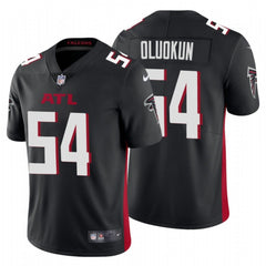 Men's Atlanta Falcons #54 Foyesade Oluokun New Black Vapor Untouchable Limited Stitched Jersey 