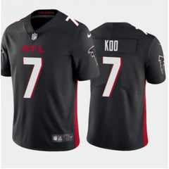 Men's Atlanta Falcons #7 Younghoe Koo New Black Vapor Untouchable Limited Stitched Jersey 