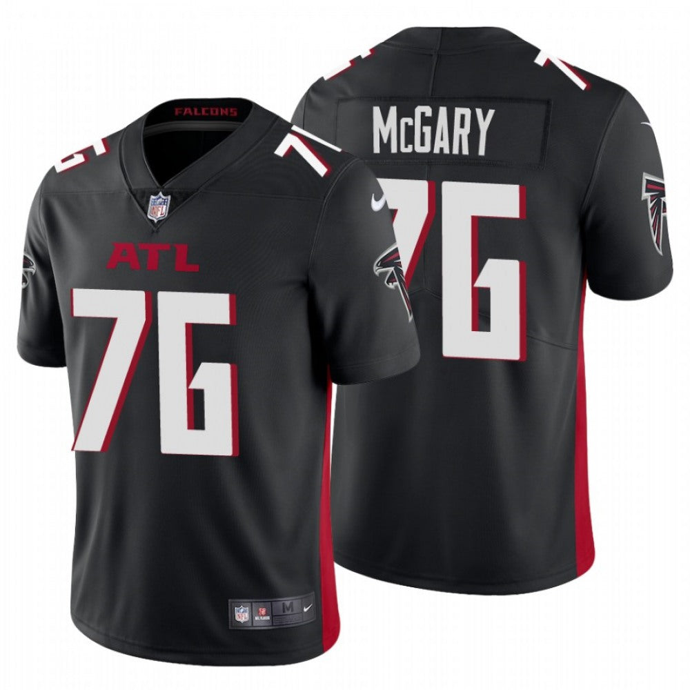 Men's Atlanta Falcons #76 Kaleb McGary New Black Vapor Untouchable Limited Stitched Jersey 