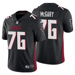 Men's Atlanta Falcons #76 Kaleb McGary New Black Vapor Untouchable Limited Stitched Jersey 