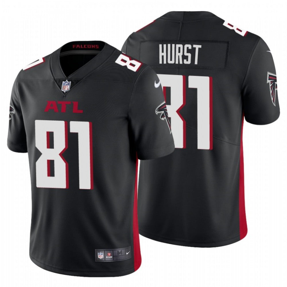 Men's Atlanta Falcons #81 Hayden Hurst New Black Vapor Untouchable Limited Stitched Jersey 