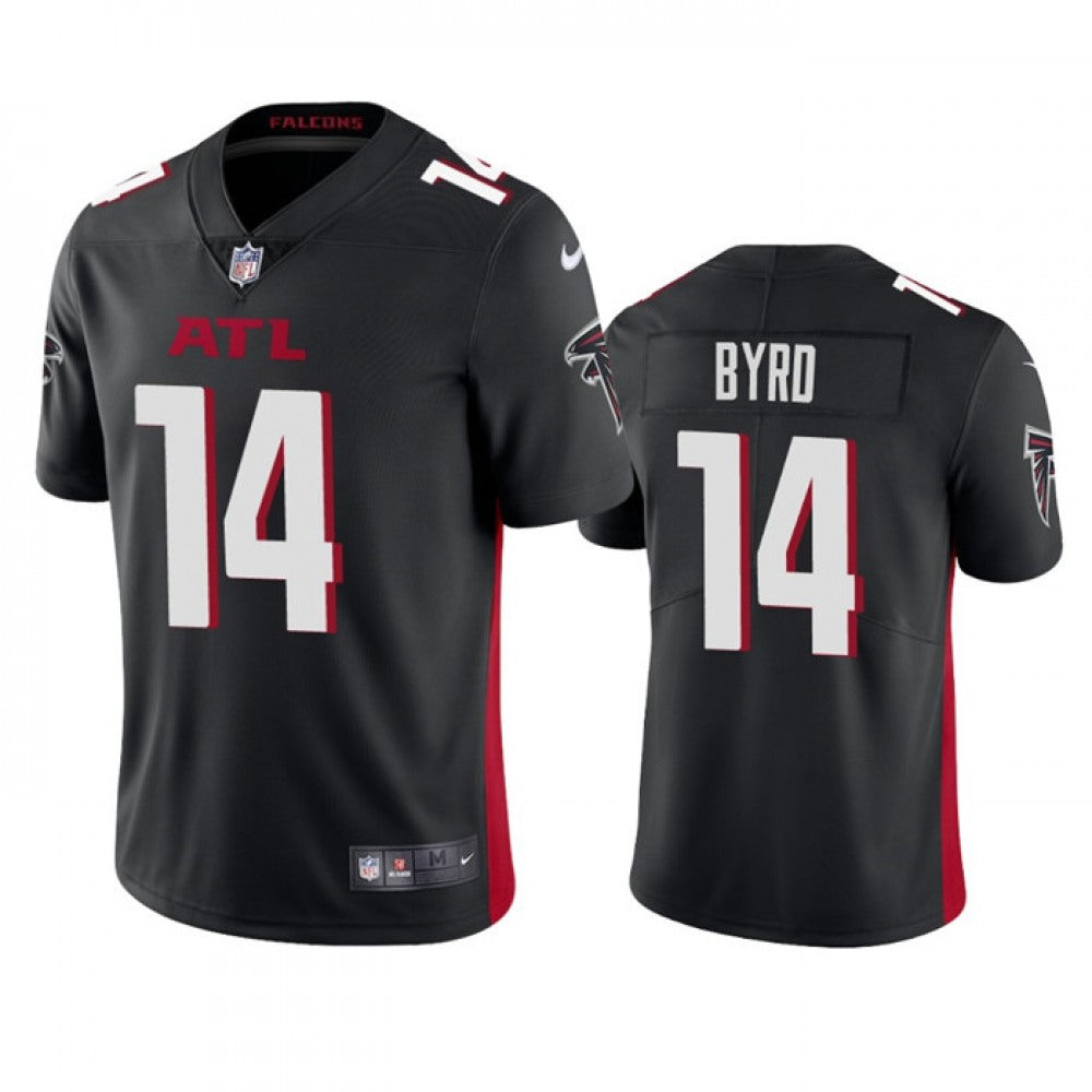Men's Atlanta Falcons #14 Damiere Byrd Black Vapor Untouchable Stitched Football Jersey 