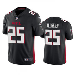 Men's Atlanta Falcons #25 Tyler Allgeier Black Vapor Untouchable Stitched Football Jersey 