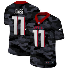 Men's Atlanta Falcons #11 Julio Jones 2020 Camo Limited Stitched Jersey 