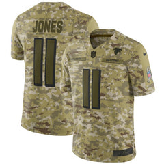 Men's Atlanta Falcons #11 Julio Jones 2018 Camo Salute to Service Limited Stitched NFL Jersey 