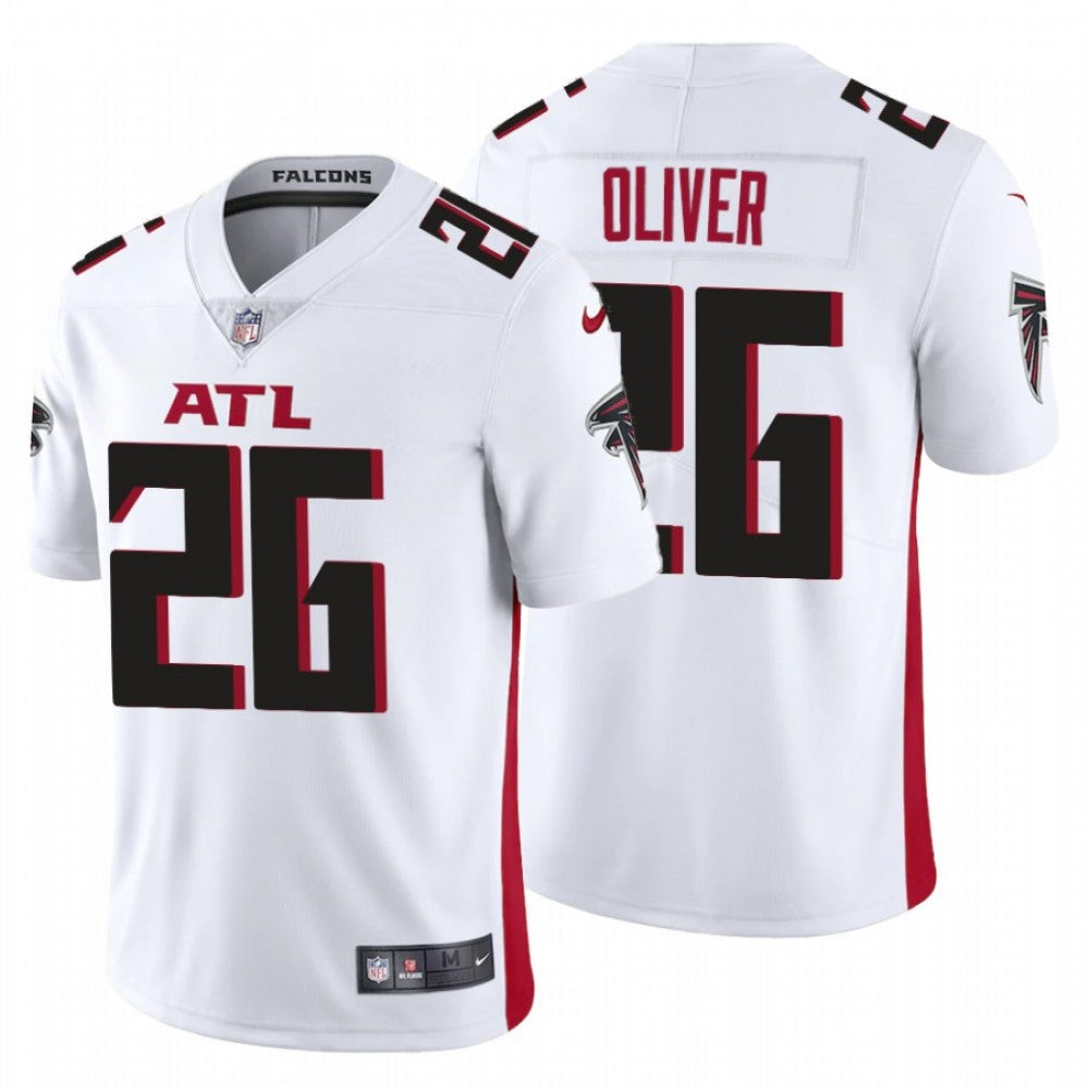 Men's Atlanta Falcons #26 Isaiah Oliver New White Vapor Untouchable Limited Stitched Jersey 