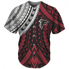 Men's Atlanta Falcons Red Baseball Jersey 