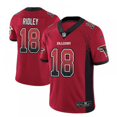 Men's Atlanta Falcons #18 Calvin Ridley Red 2018 Drift Fashion Color Rush Limited Stitched NFL Jersey 
