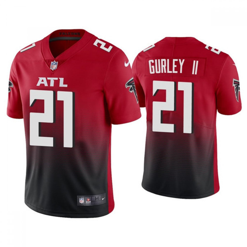 Men's Atlanta Falcons #21 Todd Gurley II 2020 Red 2nd Alternate Vapor Limited NFL Stitched NFL Jersey 