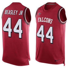 Falcons #44 Vic Beasley Jr Red Team Color Men's Stitched NFL Limited Tank Top Jersey 