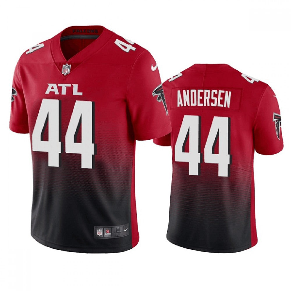 Men's Atlanta Falcons #44 Troy Andersen Red Vapor Untouchable Limited Stitched Jersey 
