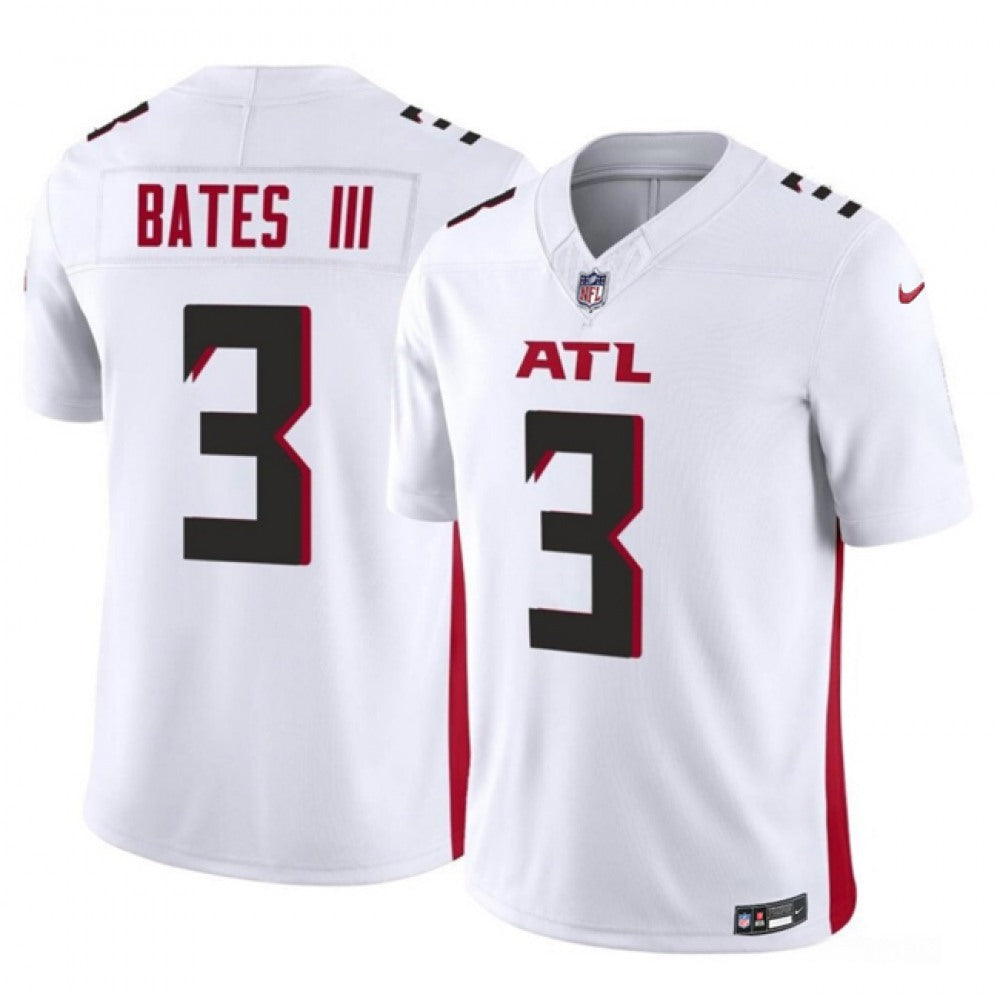 Men's Atlanta Falcons #3 Jessie Bates III White 2023 F.U.S.E. Vapor Untouchable Limited Stitched Football Jersey 