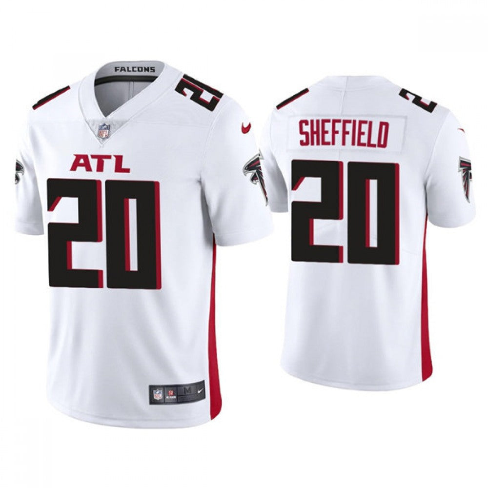 Men's Atlanta Falcons #20 Kendall Sheffield New White Vapor Untouchable Limited Stitched NFL Jersey 
