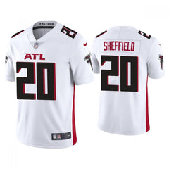 Men's Atlanta Falcons #20 Kendall Sheffield New White Vapor Untouchable Limited Stitched NFL Jersey 