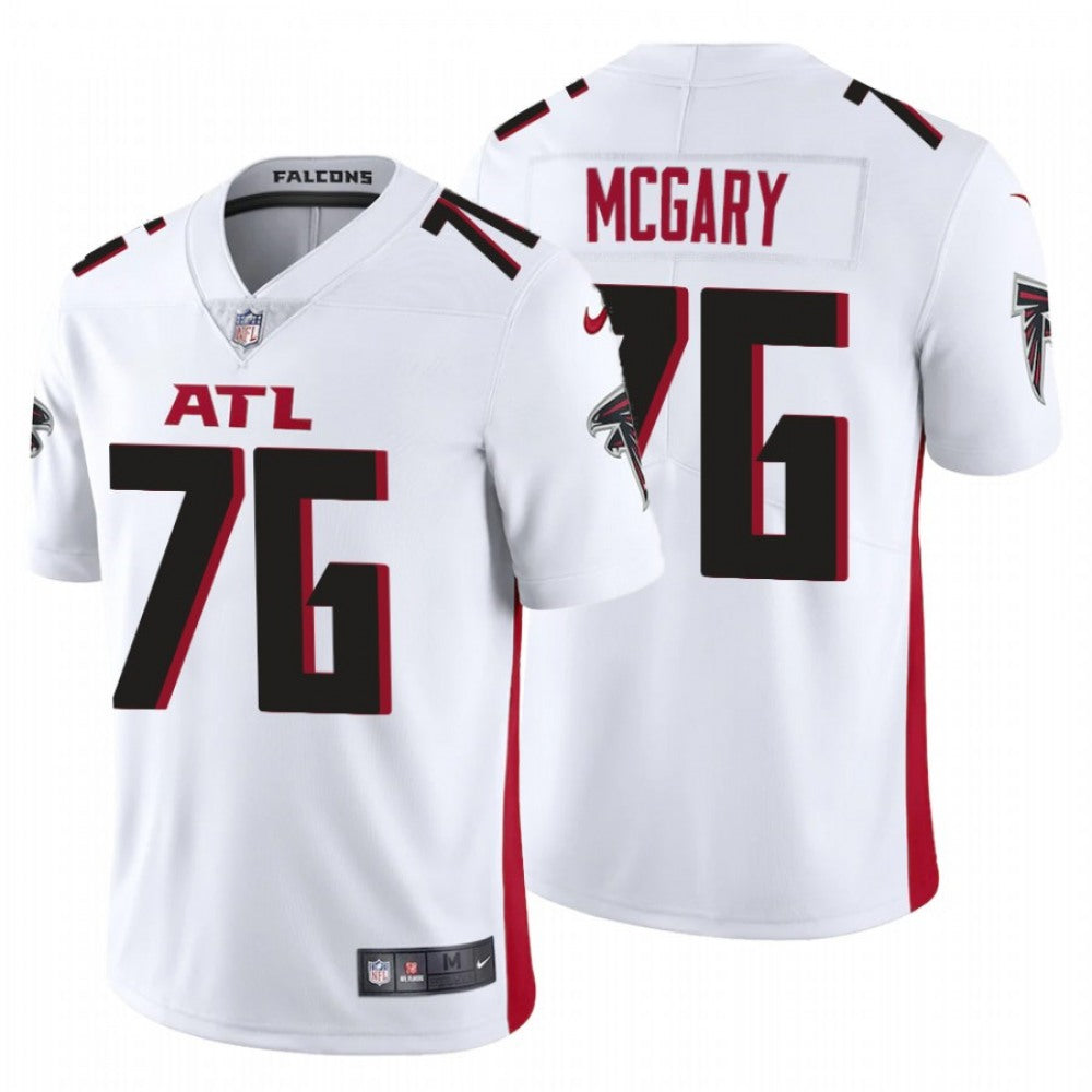 Men's Atlanta Falcons #76 Kaleb McGary New White Vapor Untouchable Limited Stitched Jersey 