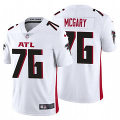 Men's Atlanta Falcons #76 Kaleb McGary New White Vapor Untouchable Limited Stitched Jersey 