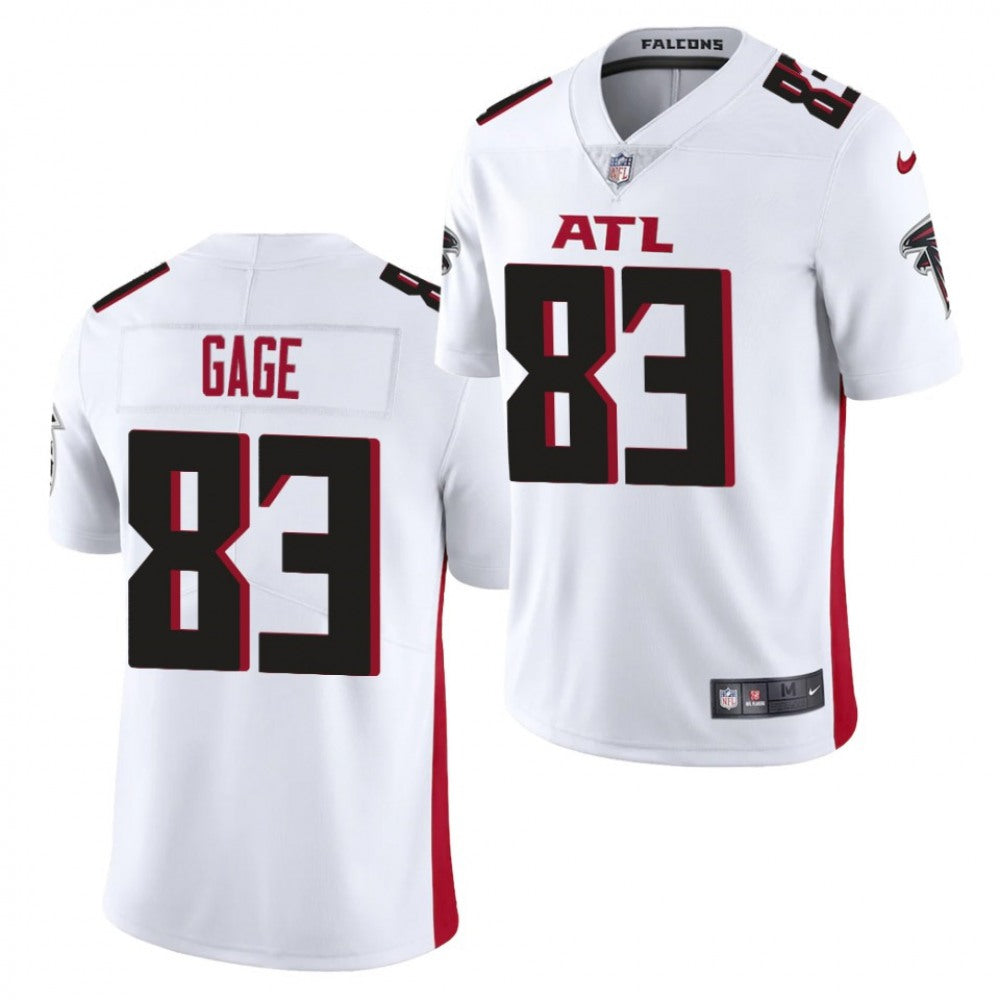 Men's Atlanta Falcons #83 Russell Gage New White Vapor Untouchable Limited Stitched NFL Jersey 