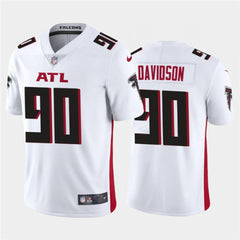 Men's Atlanta Falcons #90 Marlon Davidson New White Vapor Untouchable Limited Stitched NFL Jersey 
