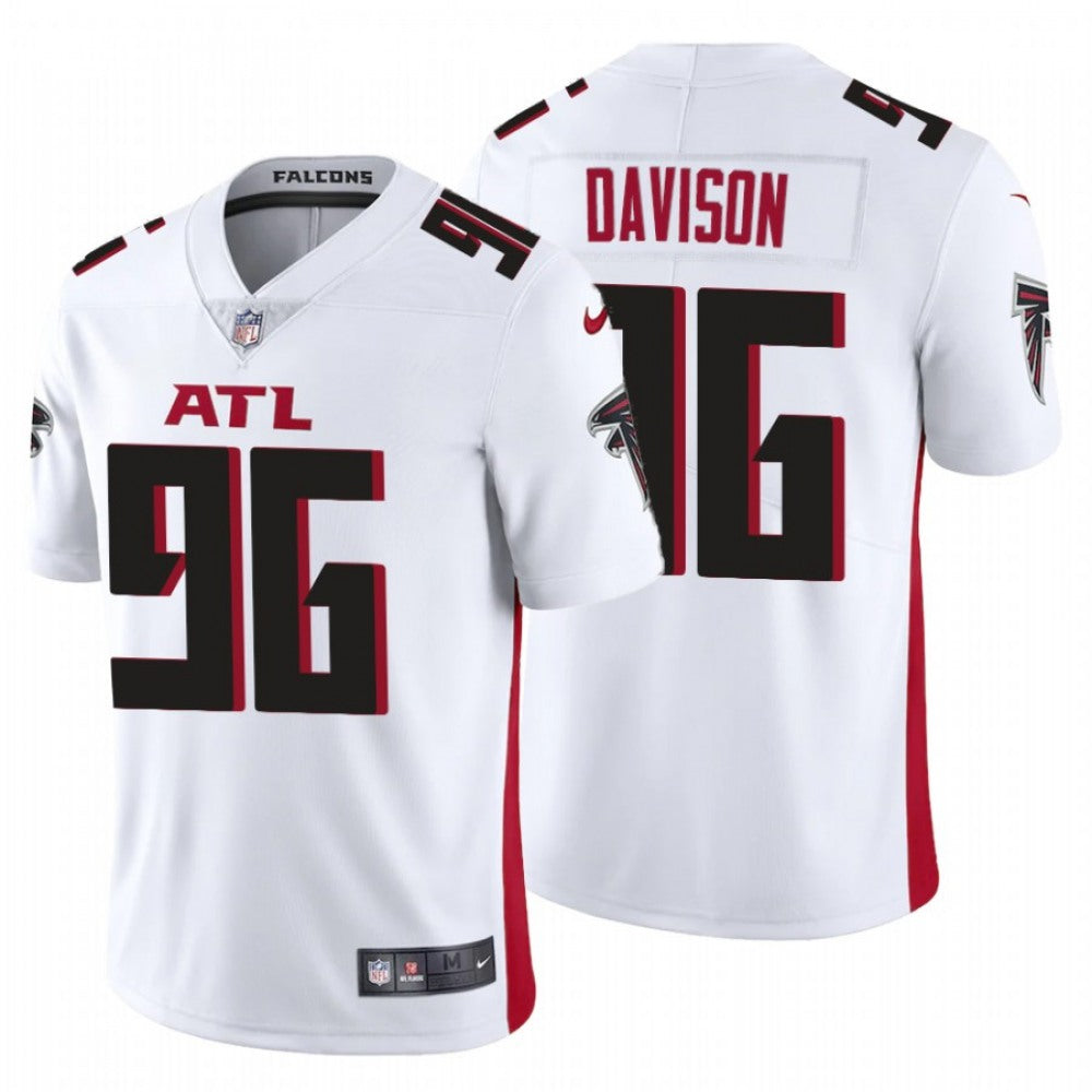 Men's Atlanta Falcons #96 Tyeler Davison New White Vapor Untouchable Limited Stitched Jersey 