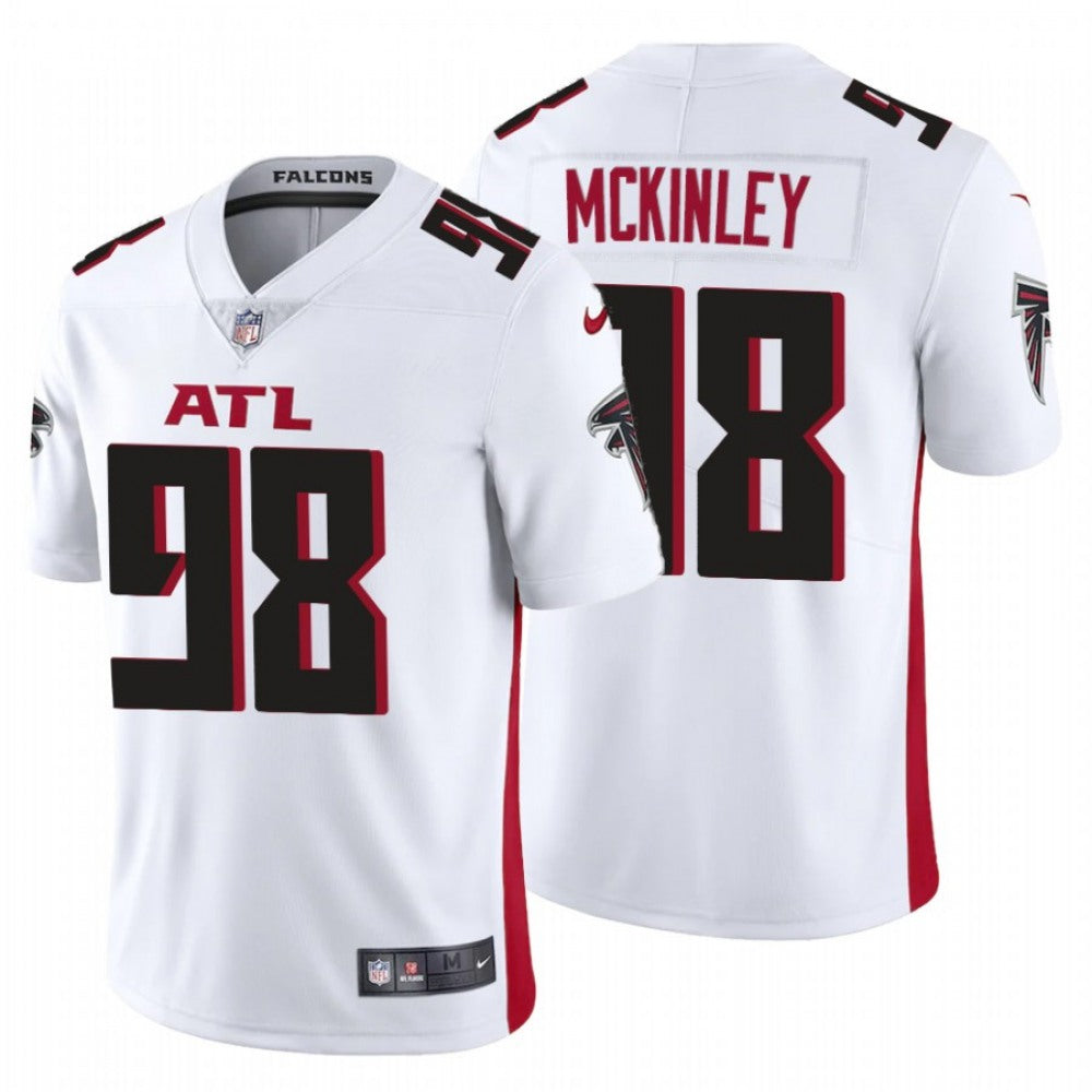 Men's Atlanta Falcons #98 Takkarist McKinley New White Vapor Untouchable Limited Stitched NFL Jersey 
