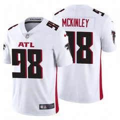 Men's Atlanta Falcons #98 Takkarist McKinley New White Vapor Untouchable Limited Stitched NFL Jersey 