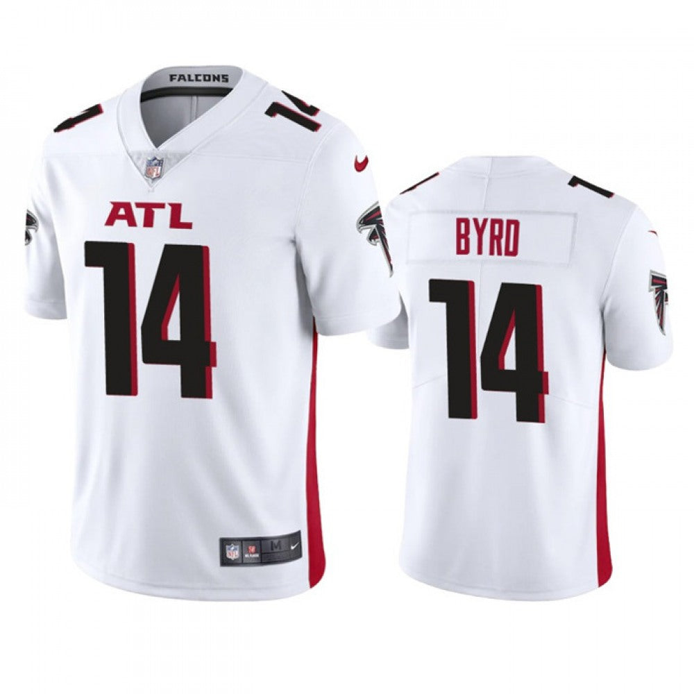 Men's Atlanta Falcons #14 Damiere Byrd White Vapor Untouchable Stitched Football Jersey 