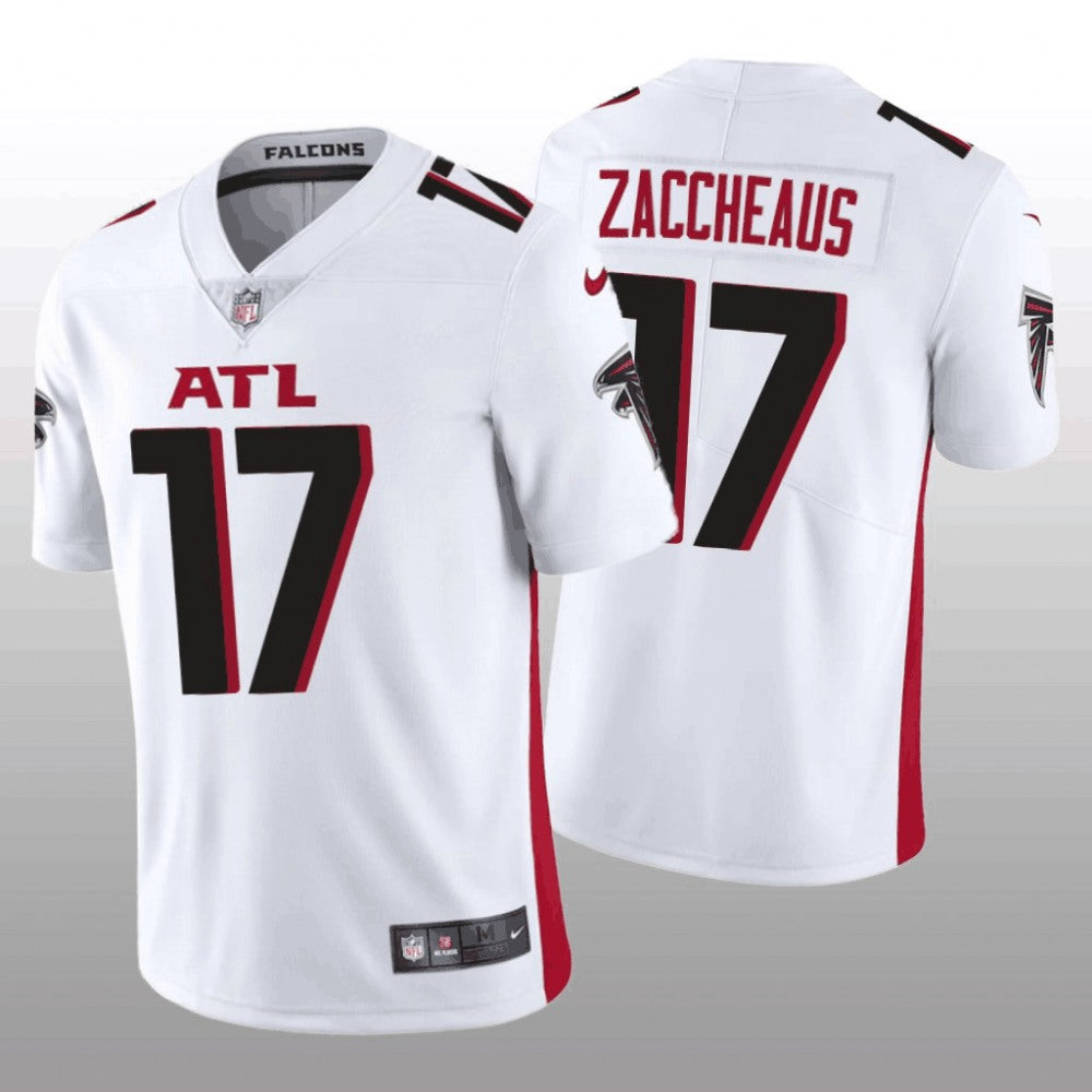 Men's Atlanta Falcons #17 Olamide Zaccheaus White Vapor Untouchable Stitched Football Jersey 