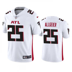 Men's Atlanta Falcons #25 Tyler Allgeier White Vapor Untouchable Stitched Football Jersey 