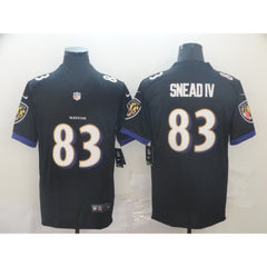 Men's Baltimore Ravens #83 Willie Snead IV Black Vapor Untouchable NFL Jersey 