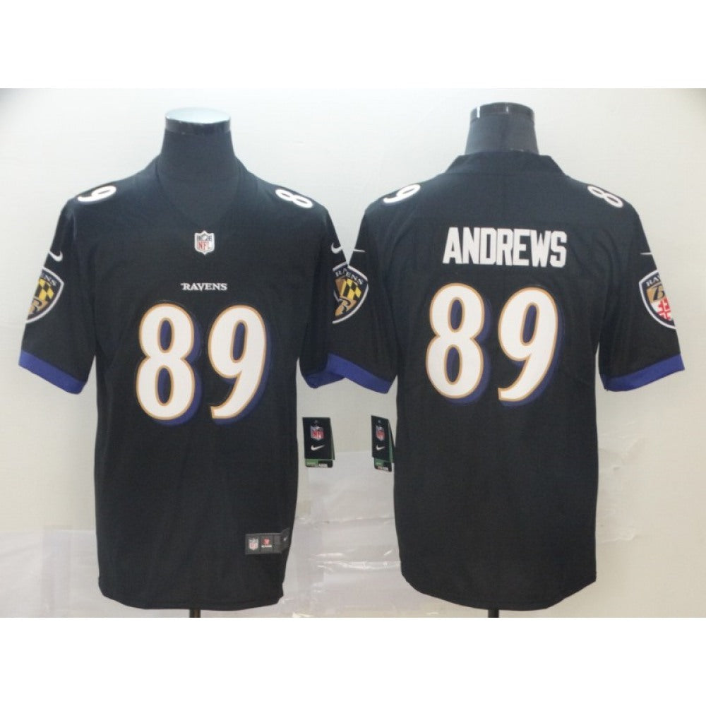 Men's Baltimore Ravens #89 Mark Andrews Black Vapor Untouchable Limited NFL Jersey 